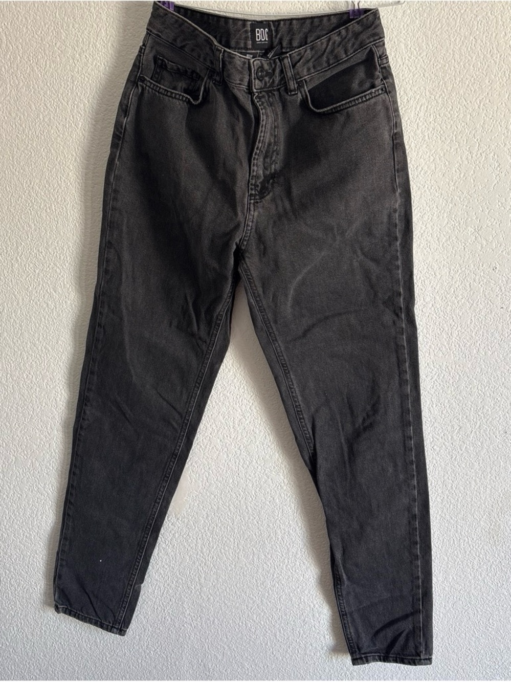 BDG Men’s Slim Straight Black Jeans